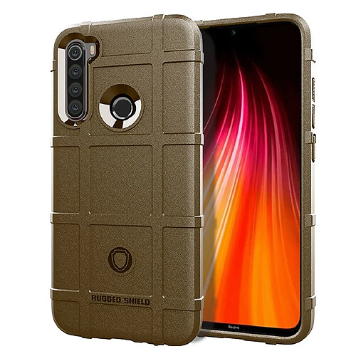 Wewoo Coque Souple Pour Xiaomi Redmi Note8 Housse TPU antichoc à couverture totale Marron