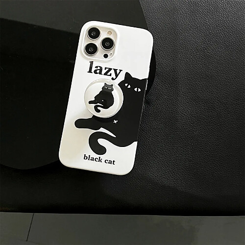 GUPBOO Étui pour iPhone13 support de chat japonais style coréen étui de téléphone portable silicone femelle