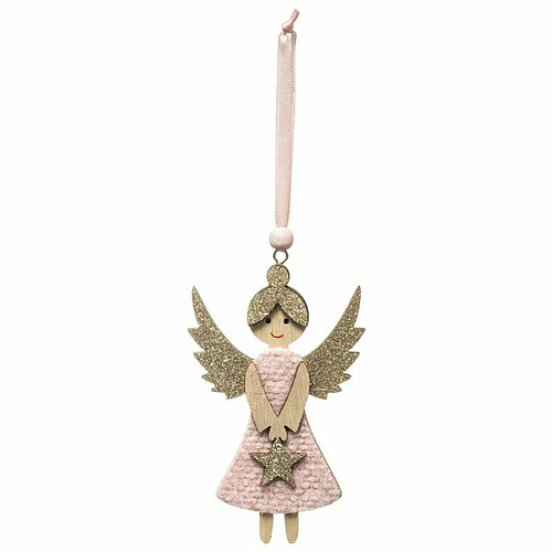 Paris Prix Sujet de Noël Ange Héritage 12cm Rose