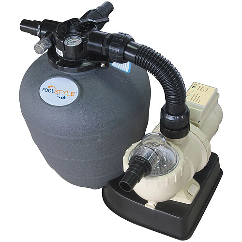 Groupe de filtration 8m3/h avec pompe et filtre à sable - 88031710 - POOLSTYLE