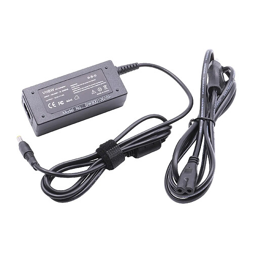 Chargeur secteur 220V vhbw pour Sony Vaio VGN-P11Z, VGN-P17H, VGN-P19, VGN-P21S, VGN-P27, VGN-P29, VGN-P31, VGN-P35, VGN-P37J, VGN-P39