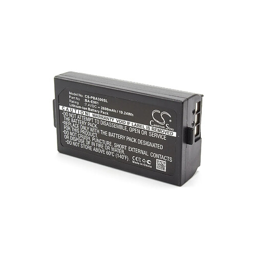 vhbw Li-Ion batterie 2600mAh (7.4V) pour imprimante photocopieur scanner imprimante à étiquette Brother P-Touch PT-P750WVP EDGE