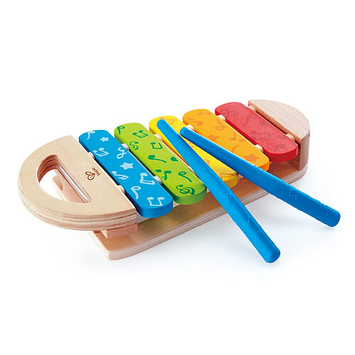 Hape arc en ciel Xylophone eclatant