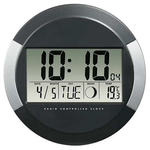 Horloge Murale Hama PP-245 Noir Plastique Moderne