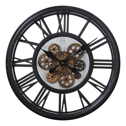 Horloge Murale Alexandra House Living Noir Acrylique Plastique 51 x 8 x 51 cm