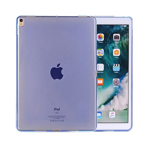 Wewoo Coque bleu pour iPad Pro 10.5 pouces surface lisse TPU