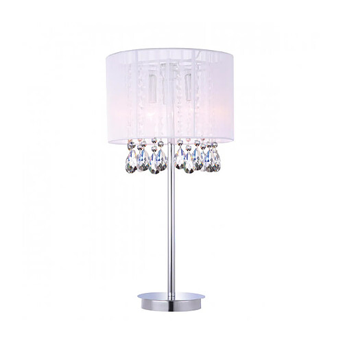 Luminaire Center Lampe de bureau en cristal Essence blanc