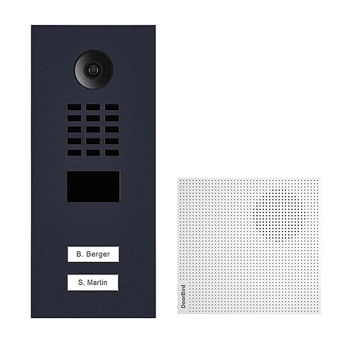 DoorBird KITD2102V-RAL7016+A1061W+SUP-D2102V