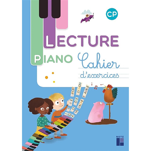 Lecture piano CP : cahier d'exercices