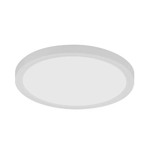 NETTLIFE Plafonnier LED ronde 15W Moderne 22cm Blanc neutre plate IP44 Lampe de Salle de bain pour chambre cuisine couloir