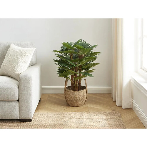 Vente-Unique Arbre artificiel palmier - H.93 cm - Vert - RHAPIS