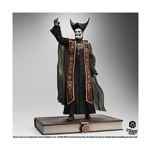 Knucklebonz Ghost - Statuette Rock Iconz 1/9 Papa Emeritus IV (Black Robes) 22 cm