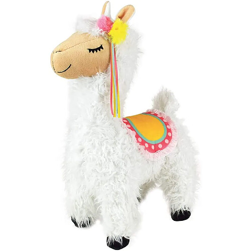 Jemini Peluche LOLA LE LAMA +/-42 cm blanc