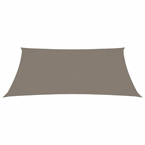 Maison Chic Voile d'ombrage | Voile de parasol | Toile d'ombrage Tissu Oxford rectangulaire 2x3,5 m Taupe -MN49266