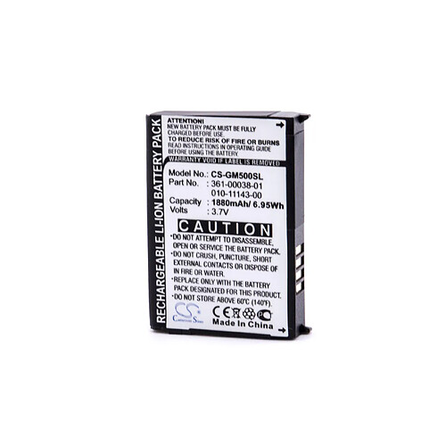 vhbw Li-Ion batterie 1880mAh (3.7V) pour système de navigation GPS Garmin Zumo 210, 210 CE, 220, 600, 650, 665, 665LM 660, 660LM