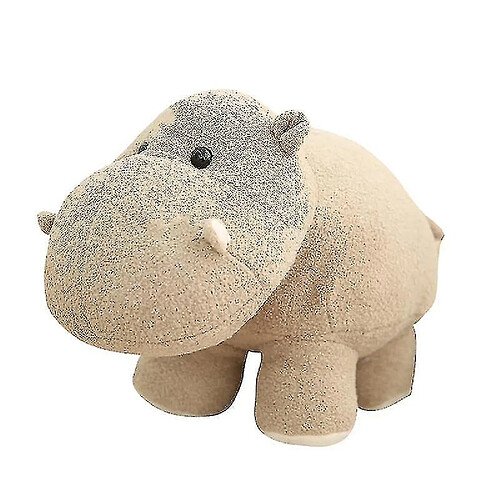 Universal 20 cm Mini Head Hippo Elephant En peluche jouet doux dessin animé Animal Hippopotamus Polaire en peluche mignon