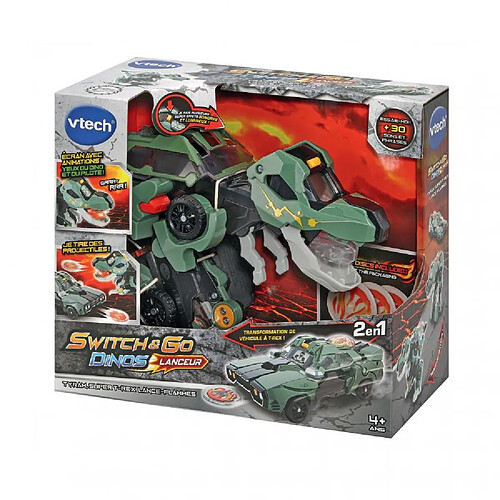 VTech Switch and go dinos lanceur - tyram, super t-rex lance flammes