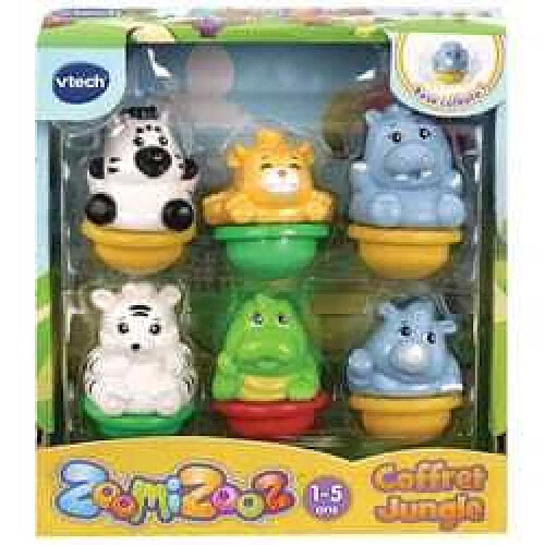 VTECH - ZOOMIZOOZ - Coffret 6 Animaux Jungle