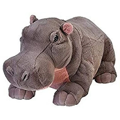 Wild Republic peluche Hippopotame de 76 cm gris