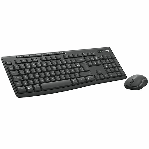 Clavier et souris sans fil Logitech MK370 Azerty Français Gris Graphite