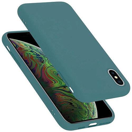 Cadorabo Coque iPhone XS MAX Etui en Vert