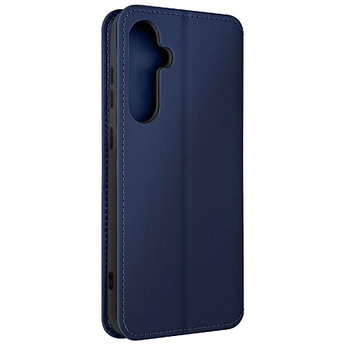 Avizar Étui pour Samsung Galaxy S24 Plus Clapet Double Poche Fonction Support Bleu Nuit