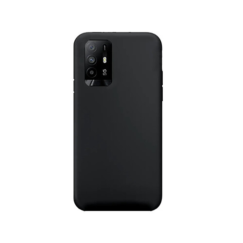 PHONECARE Coque en Silicone Liquide pour OPPO A95 5G - Noir