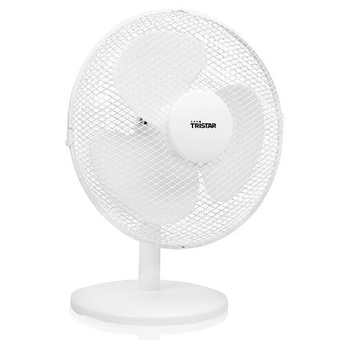 Ventilateur de table 30cm 40w 3 vitesses blanc - VE5724 - TRISTAR