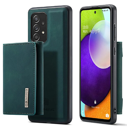 Dg.Ming Coque en TPU anti-chute, béquille magnétique amovible vert pour votre Samsung Galaxy A52 5G/4G