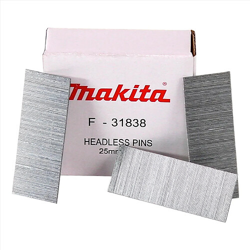 Makita Clous sans tête 25 x 0.6 mm, 10000 pcs. ( F-31838 ) pour cloueuse sans fil DPT351 / DPT353