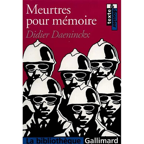 Meurtres pour mémoire · Occasion