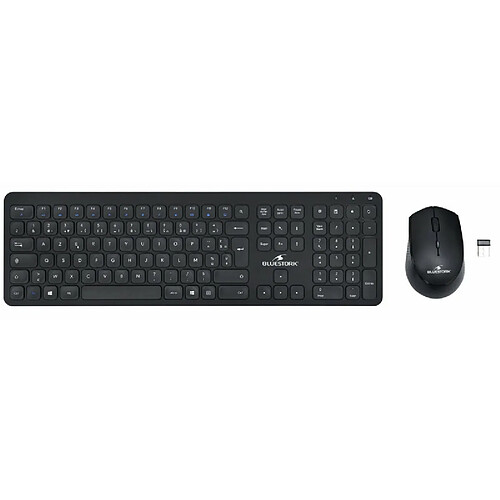 Ensemble clavier / souris BLUESTORK PACK-EASY-SLIM-B/F