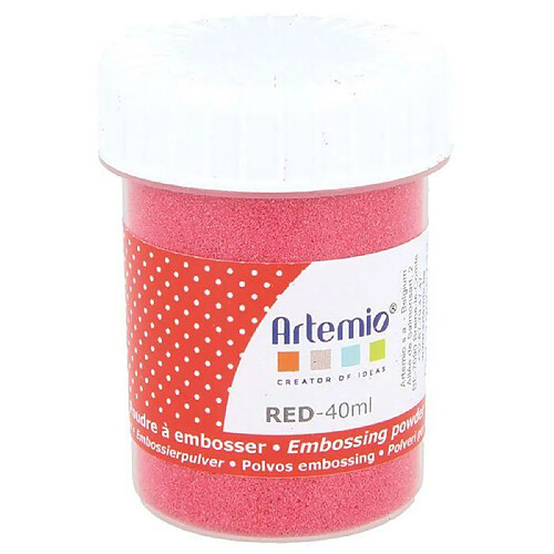 Artemio Poudre à embosser 40 ml - Rouge