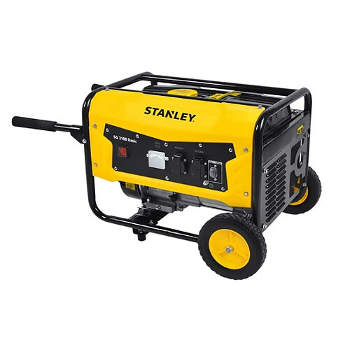 Groupe électrogène STANLEY Moteur 7CV 2900W 4T 212CM3 Monophasé Régulateur de tension AVR 2 Prises 230V