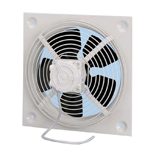 ventilateur helicoïde mural - unelvent hxm250 - 900m3/h