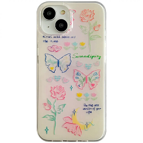 General Coque pour téléphone portable, adaptée pour iPhone 11 Coque pour téléphone portable, coque pour téléphone portable à motif papillon tendance, coque pour téléphone portable ultra-mince antidérapante, le meilleur cadeau.