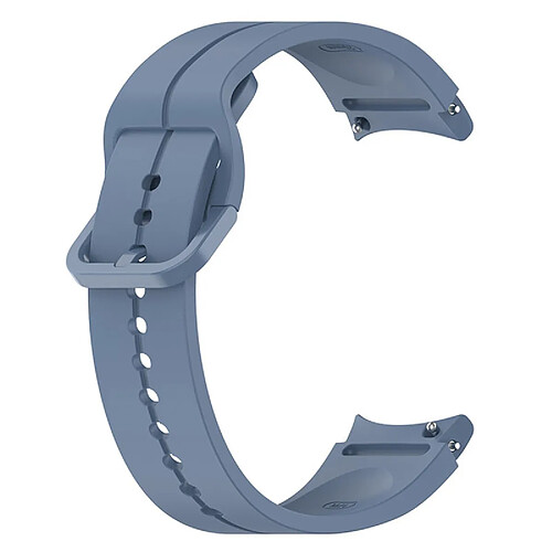 20MM Bracelet de montre en silicone Accessoires de remplacement compatible Samsung Watch5/Watch5 Pro - Bleu