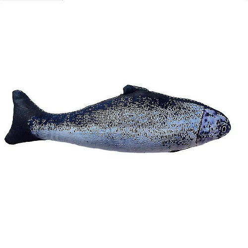 Universal Peluche douce en forme de poisson ludique - jouet interactif farci émulation (saumon - 20cm)