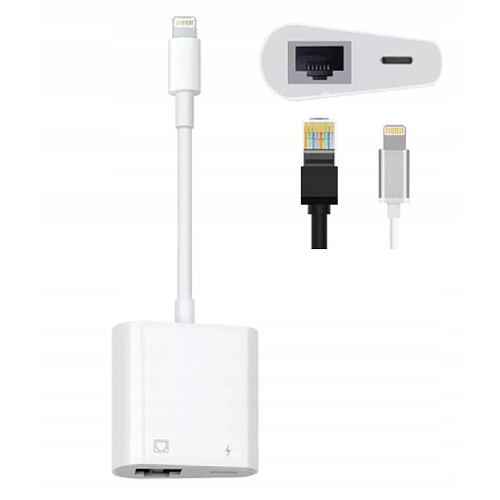 GUPBOO Adaptateur LAN Lightning Ethernet Rj45 iPhone iPad,JL474