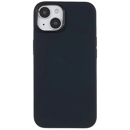 Coque en silicone antichoc, antichute, mince pour votre iPhone 14 Plus - noir