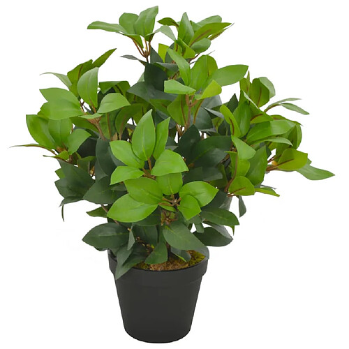 vidaXL Plante artificielle avec pot Laurier Vert 40 cm