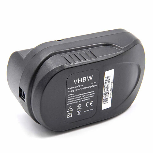 vhbw Li-Ion batterie 2000mAh (18V) pour outil électrique outil Powertools Tools Güde GRT 260 18 Li-Ion (95510), GRT 260 18 Li-Ion (95513)