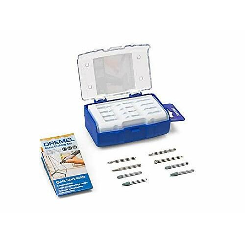 Dremel 2615C682JA Set de 8 outils multifonction en verre