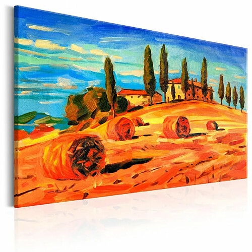 Paris Prix Tableau Imprimé August in Tuscany 80 x 120 cm