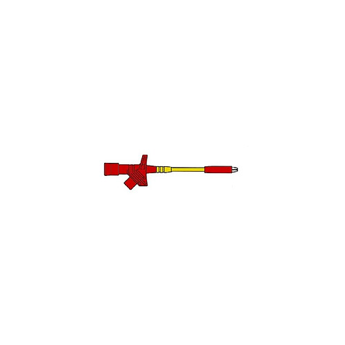 Perel Grip-fils a pince crocodile isolee - rouge (kleps 2800)