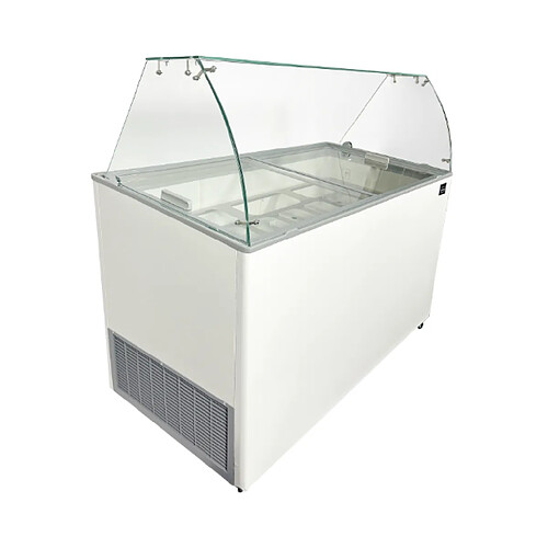 Vitrine à Glace 6 x 5 L Corsica Blanche - Combisteel