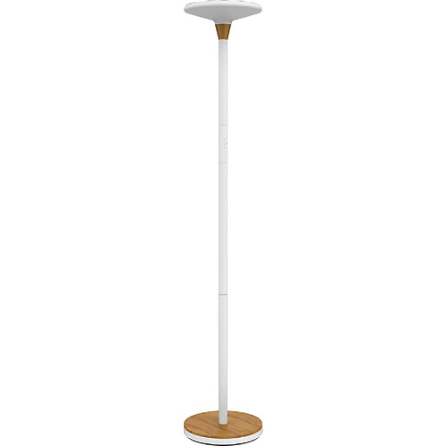 UNiLUX Lampadaire à LED BALY BAMBOO, dimmable, blanc-bambou ()