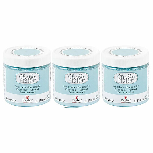 Rayher Peinture craie Chalky Finish 354 ml - bleu-gris