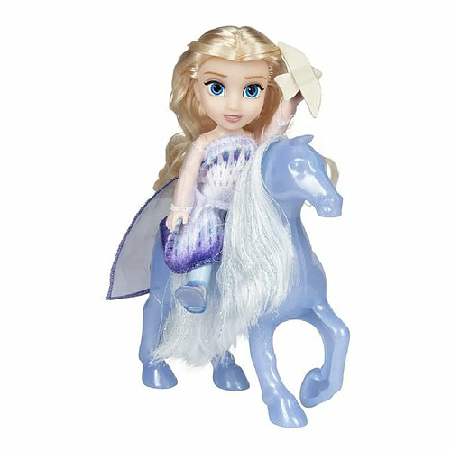 Ludendo La Reine des Neiges : mini poupée Elsa et son cheval Nokk