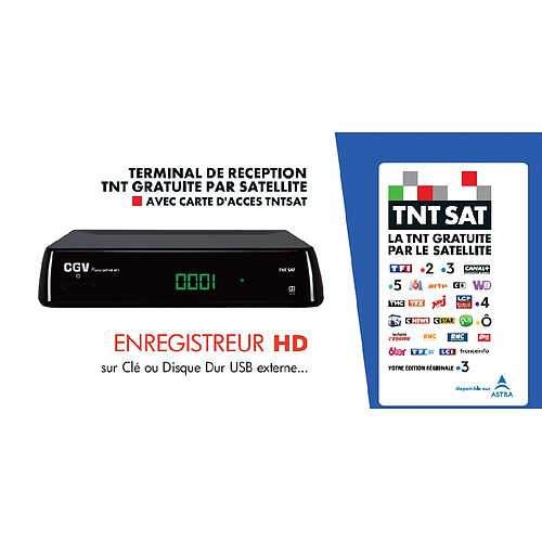 CGV Terminal de réception tnt hd premio sat hd-w7 (avec carte tntsat - Durée 4 ans)